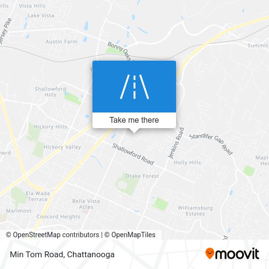 Mapa de Min Tom Road