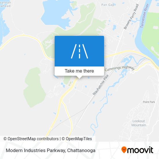 Mapa de Modern Industries Parkway