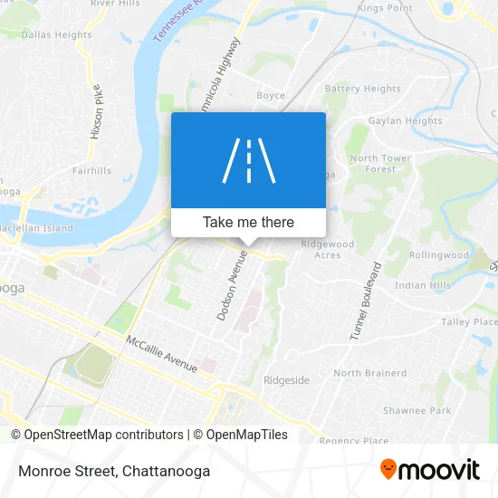Monroe Street map