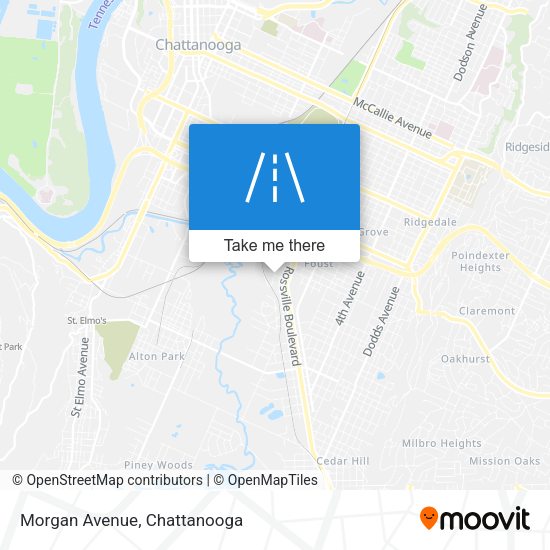 Mapa de Morgan Avenue