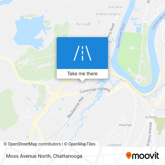 Mapa de Moss Avenue North