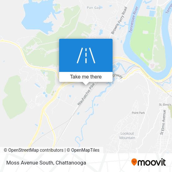 Moss Avenue South map