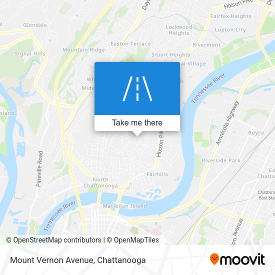 Mount Vernon Avenue map