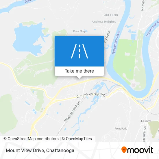 Mount View Drive map