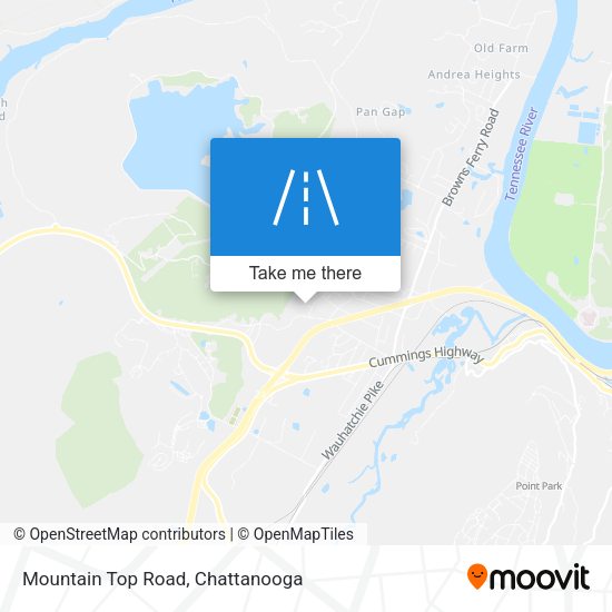 Mapa de Mountain Top Road