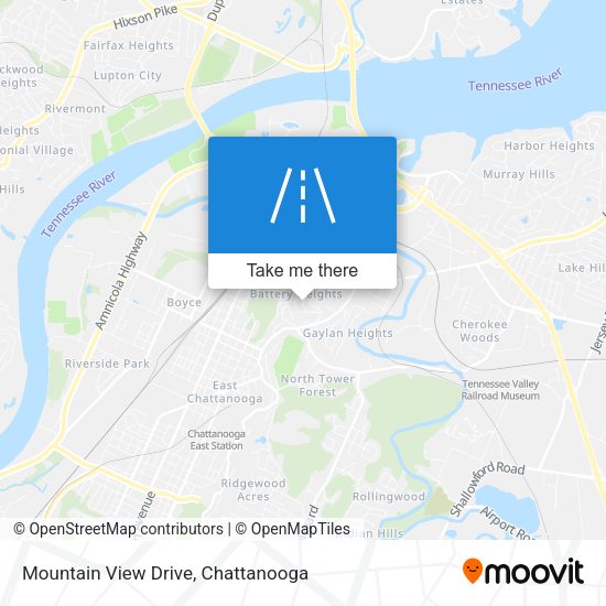 Mountain View Drive map