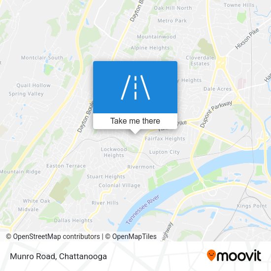 Mapa de Munro Road