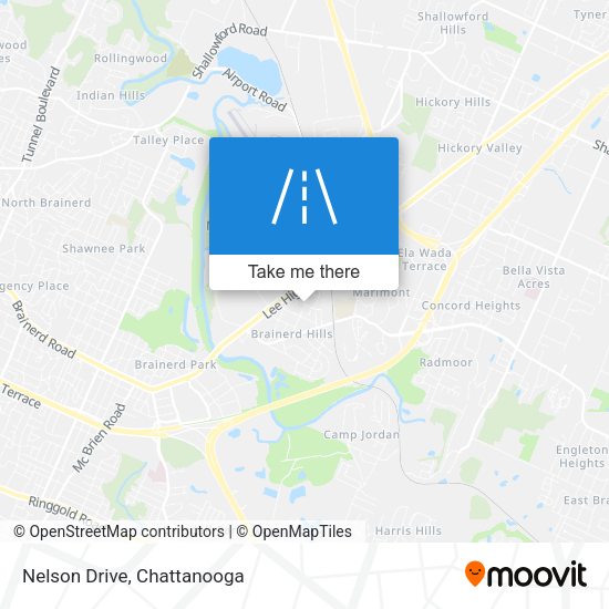 Nelson Drive map