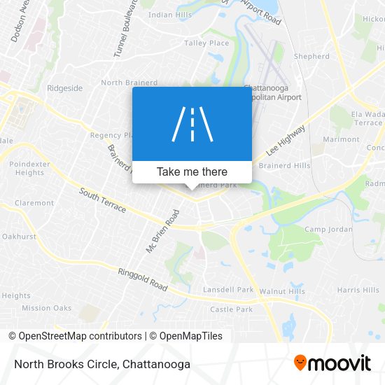 North Brooks Circle map