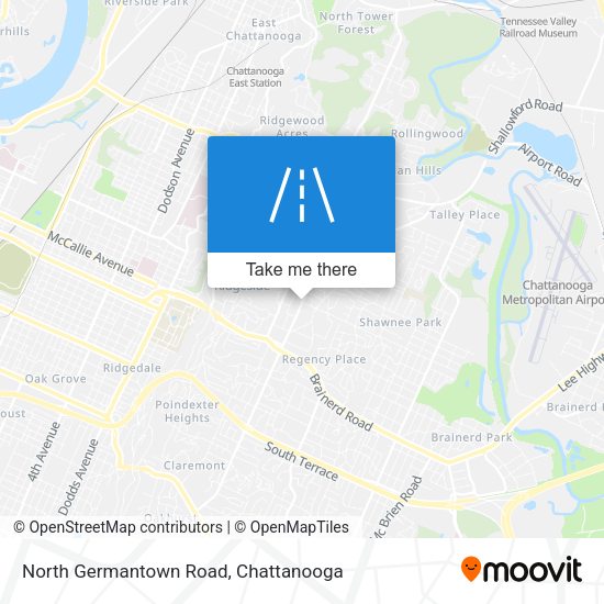 North Germantown Road map