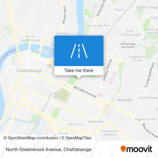 Mapa de North Greenwood Avenue
