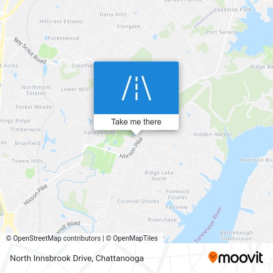 Mapa de North Innsbrook Drive
