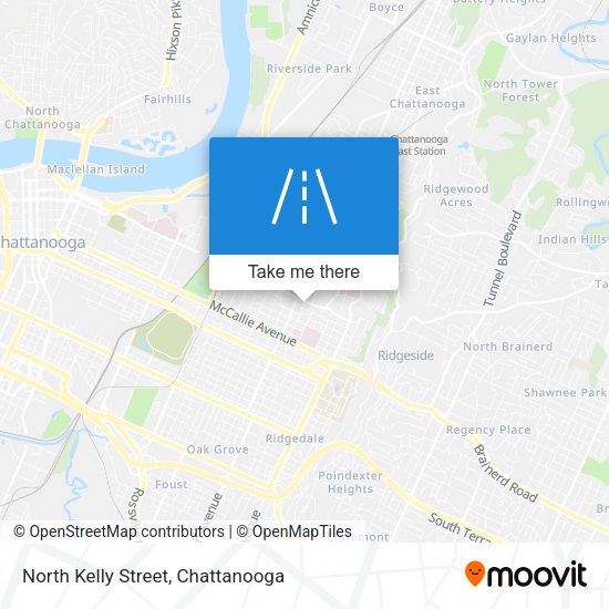 Mapa de North Kelly Street