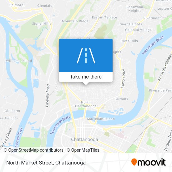 North Market Street map
