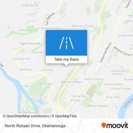 North Runyan Drive map