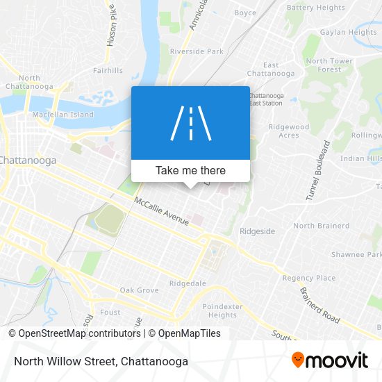 Mapa de North Willow Street