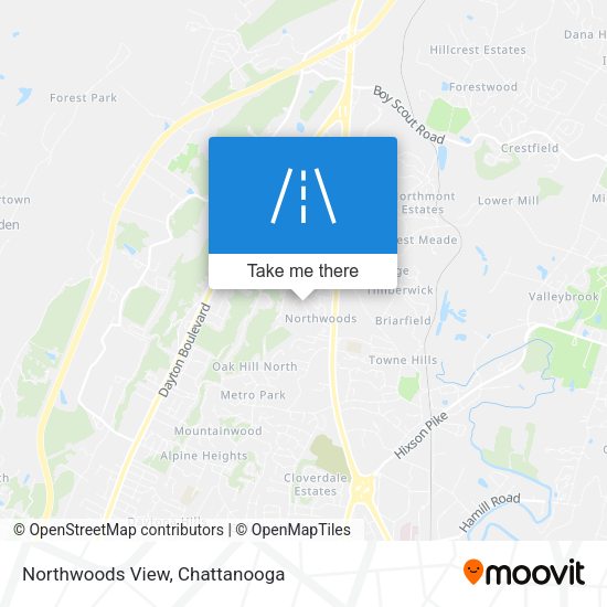 Northwoods View map