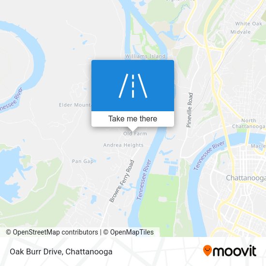 Mapa de Oak Burr Drive