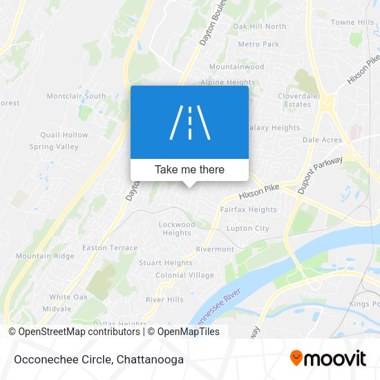 Occonechee Circle map
