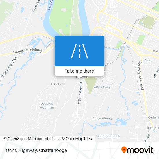 Mapa de Ochs Highway