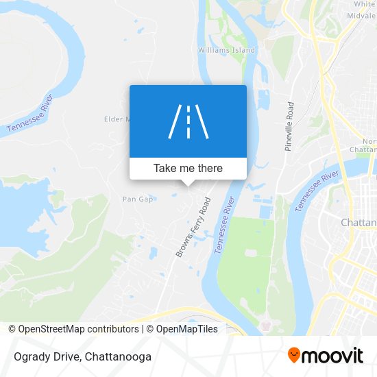 Mapa de Ogrady Drive
