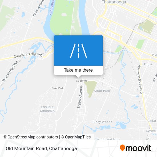 Mapa de Old Mountain Road