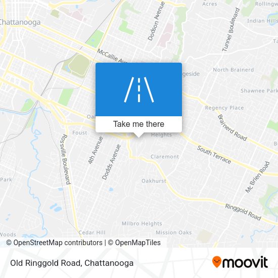 Old Ringgold Road map