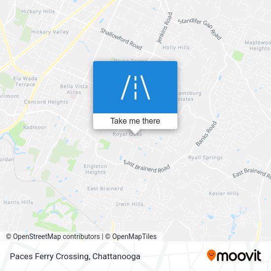 Mapa de Paces Ferry Crossing