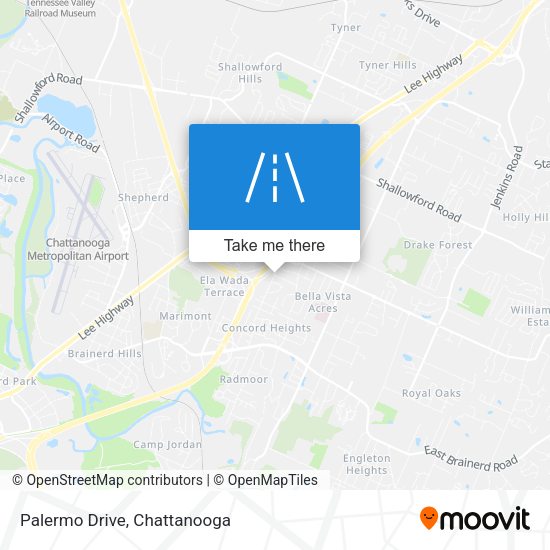 Mapa de Palermo Drive