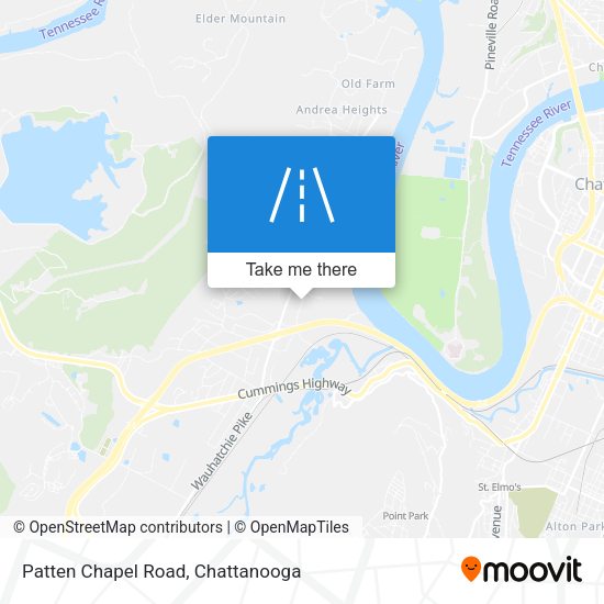 Patten Chapel Road map