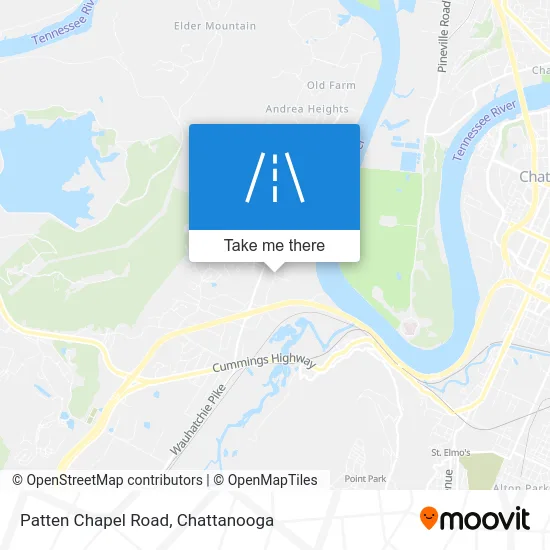 Patten Chapel Road map