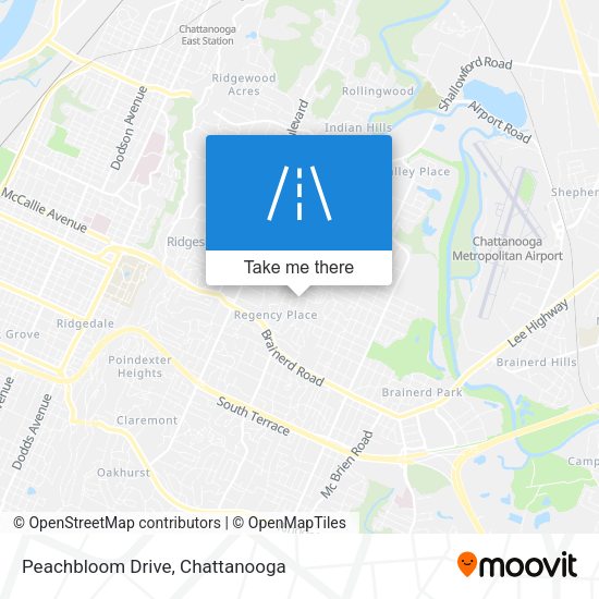 Peachbloom Drive map