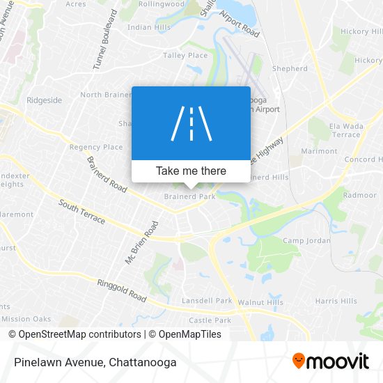 Pinelawn Avenue map