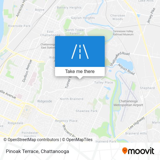 Mapa de Pinoak Terrace