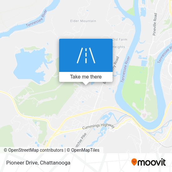 Mapa de Pioneer Drive