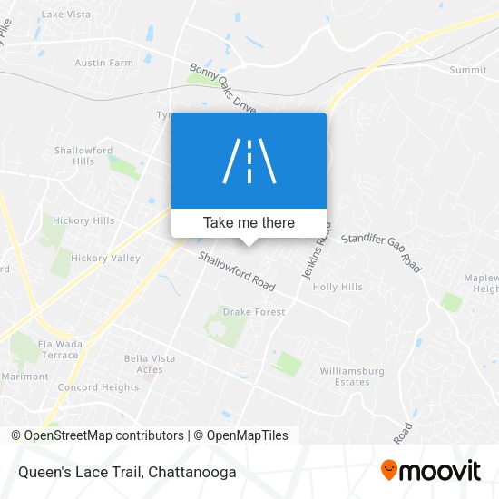Queen's Lace Trail map