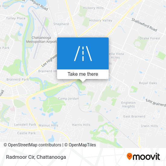 Radmoor Cir map