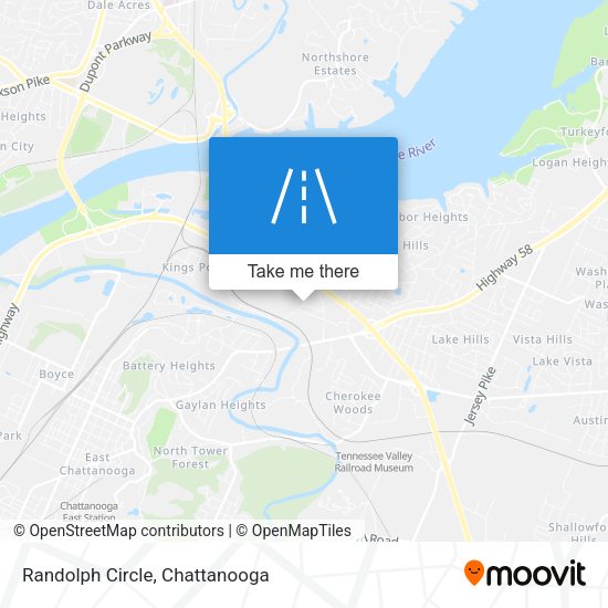 Mapa de Randolph Circle
