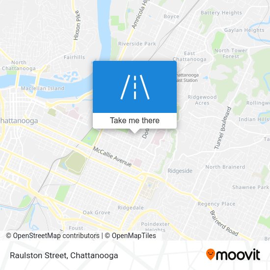 Raulston Street map