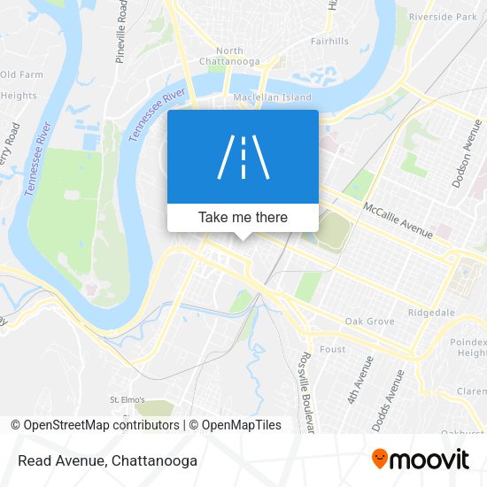 Mapa de Read Avenue