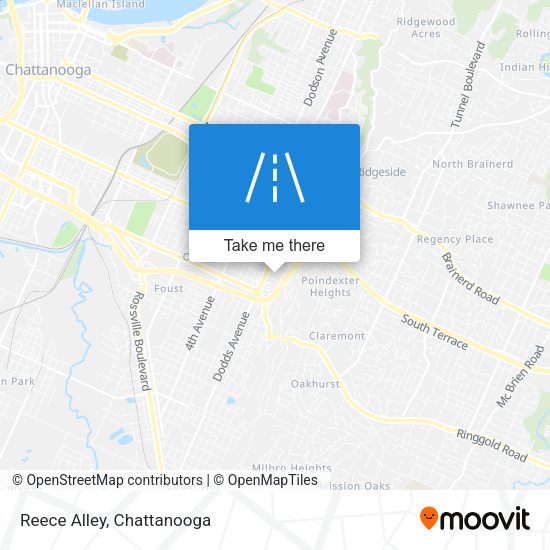 Mapa de Reece Alley