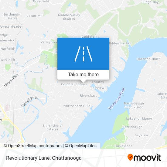 Revolutionary Lane map