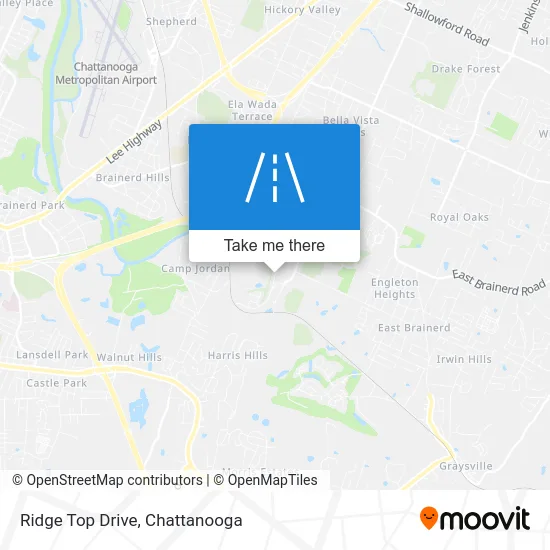 Ridge Top Drive map