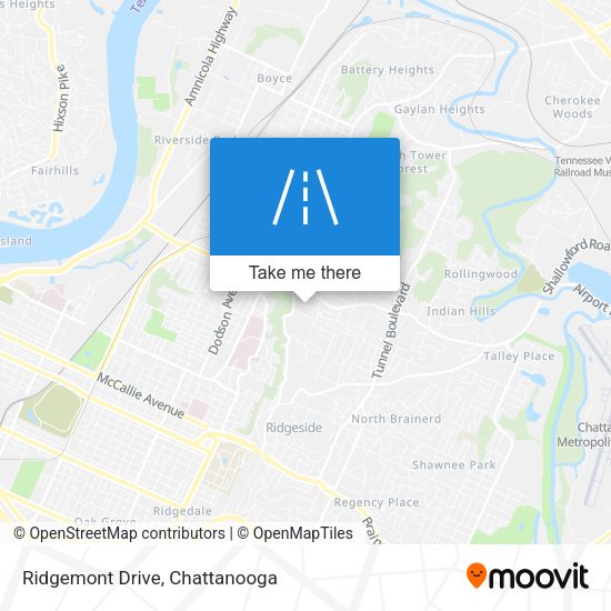 Mapa de Ridgemont Drive