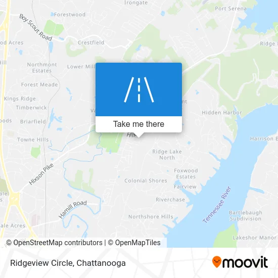 Ridgeview Circle map