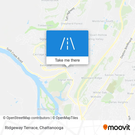 Ridgeway Terrace map