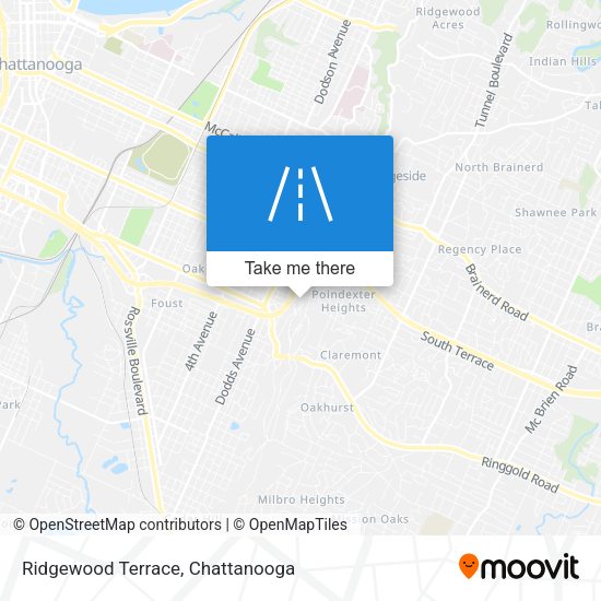 Ridgewood Terrace map