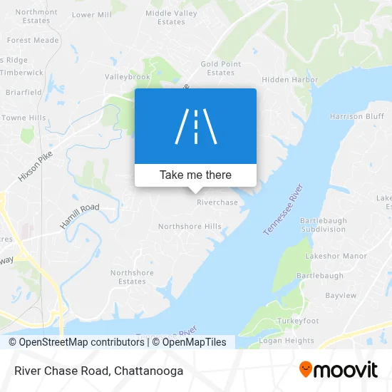 River Chase Road map