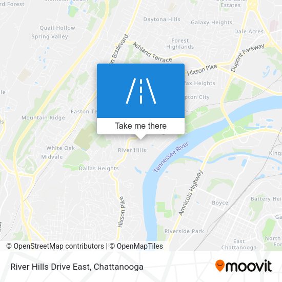 River Hills Drive East map