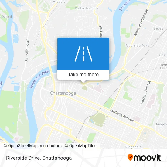 Riverside Drive map